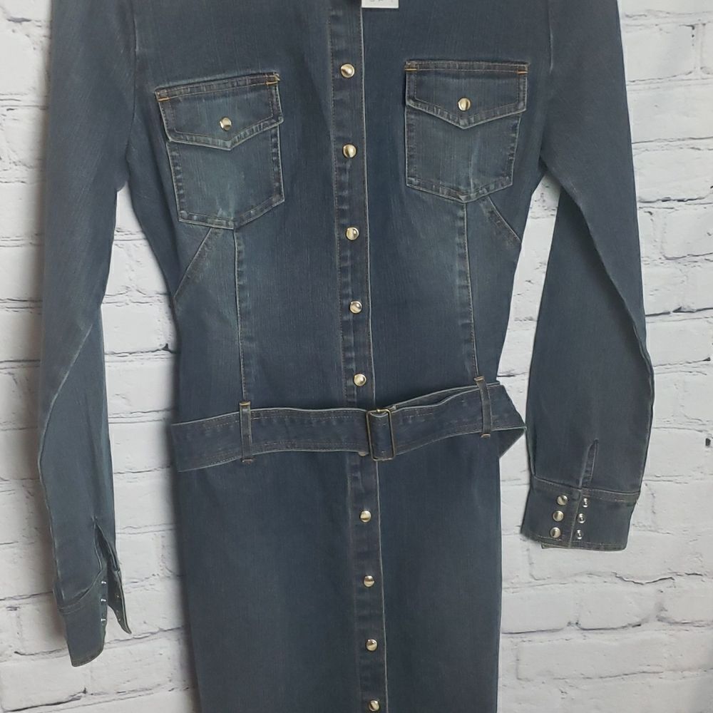 Moda International Long Jean Dress/Jacket‎ - Picture 5 of 9